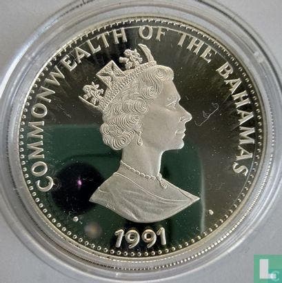 Bahamas 5 dollar 1991 (PROOF) Reis van Christopher Colu..., Timbres & Monnaies, Monnaies | Amérique, Envoi