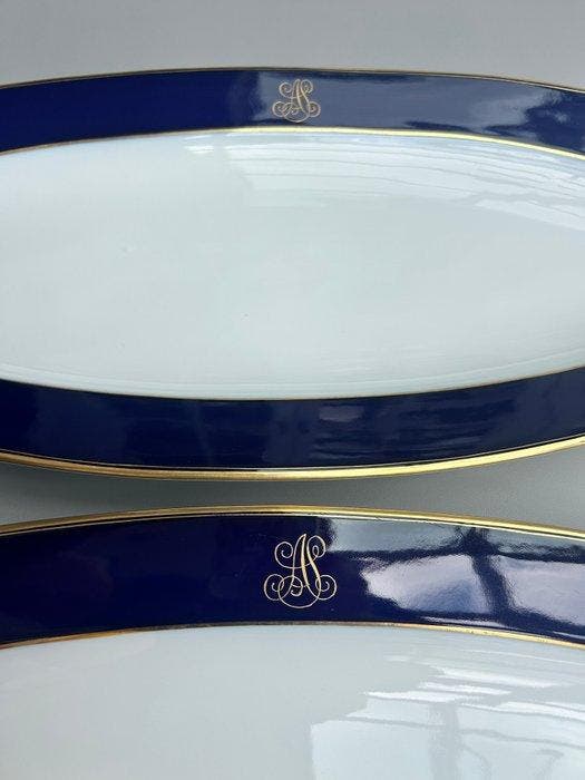 Pirkenhammer - Dienblad (2) - 66 x 28 cm, Porselein, Antiek en Kunst, Antiek | Glaswerk en Kristal