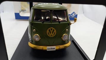 Solido 1:18 - Voiture miniature - Volkswagen Kool Kombi Army, Hobby en Vrije tijd, Nieuw