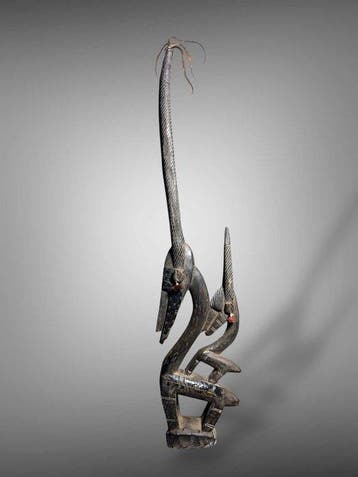 Coiffe Chi wara - Bamabara - Mali (Zonder minimumprijs)