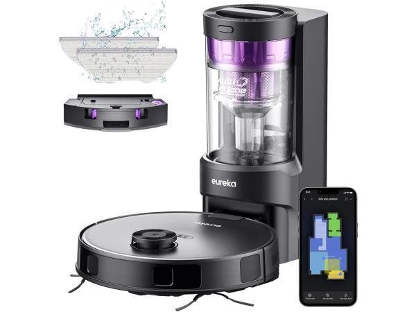 Veiling - EUREKA E10s DE Zuig- en dweilrobot + zakloos, Elektronische apparatuur, Stofzuigers