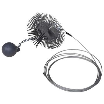 vidaXL Schoorsteenveegborstel rond Ø 20 cm, Doe-het-zelf en Bouw, Verzenden, Nieuw