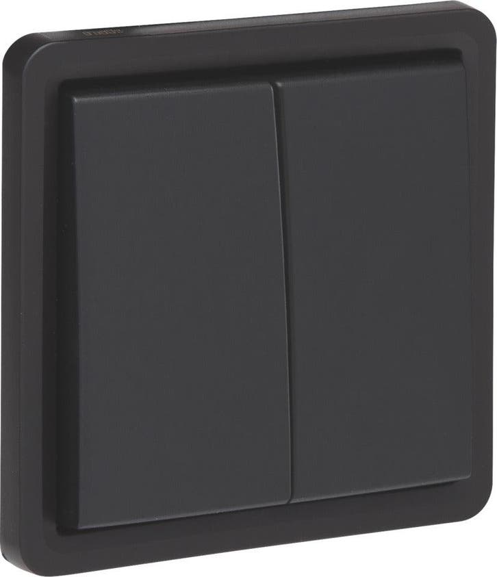 Niko Hydro IP55 Double Interrupteur À Deux Voies Noir -, Bricolage & Construction, Électricité & Câbles, Envoi
