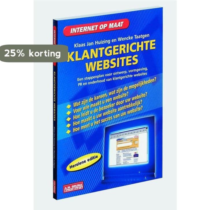 Klantgerichte Websites 9789022944967 Klaas Jan Huizing, Boeken, Informatica en Computer, Gelezen, Verzenden