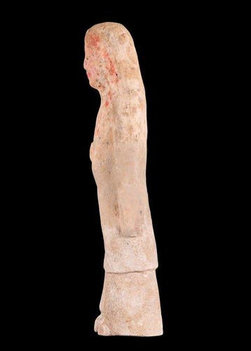Oud Chinees, Tang-dynastie Terracotta Bewakerbeeldje