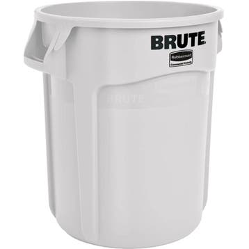 Afvalbak | BRUTE | Kunststof | Wit | 37.9L | Open |, Verzenden