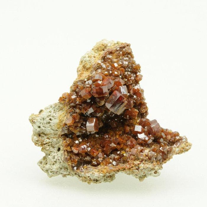 Perfect! Red Blood VANADINITE op Matrix Extraordinary, Verzamelen, Mineralen en Fossielen
