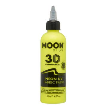 Moon Glow Neon UV Fabric Paint 125ml Intense Yellow 125ml, Hobby en Vrije tijd, Verzenden, Nieuw