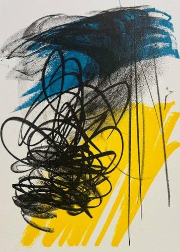 Hans Hartung (1904-1989) - A San Lazzaro - Lithographie