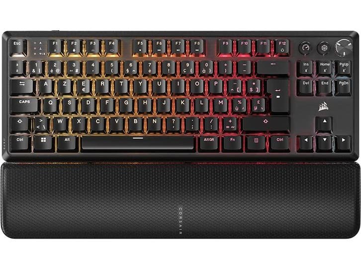 Corsair - Gaming toetsenbord - Azerty - Zwart, Computers en Software, Toetsenborden, Draadloos, Azerty, Nieuw, Verzenden