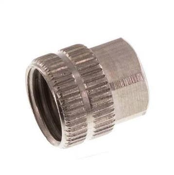Écrou-raccord en laiton nickelé 4,3x3mm (M7x0,75) [20, Verzenden