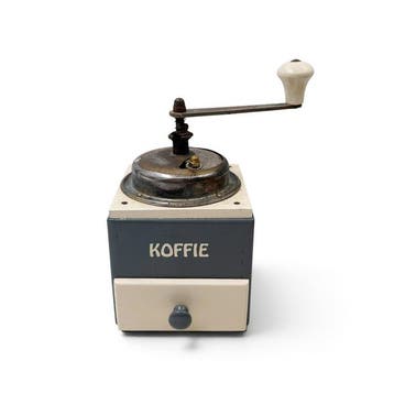Koffiemolen (3) - Staal, Hout - Handkoffiemolen