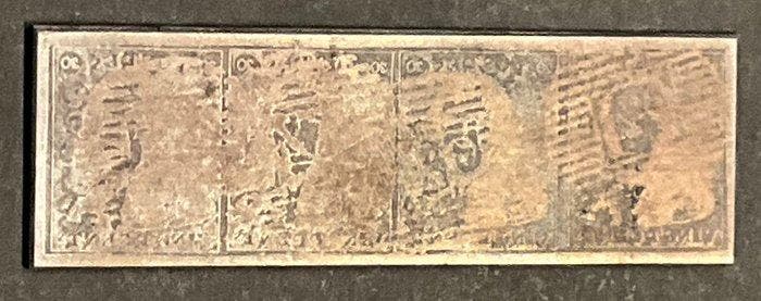 België 1849 - Leopold I - Epaulet 20c Blauw - Slagsteen /, Postzegels en Munten, Postzegels | Europa | België