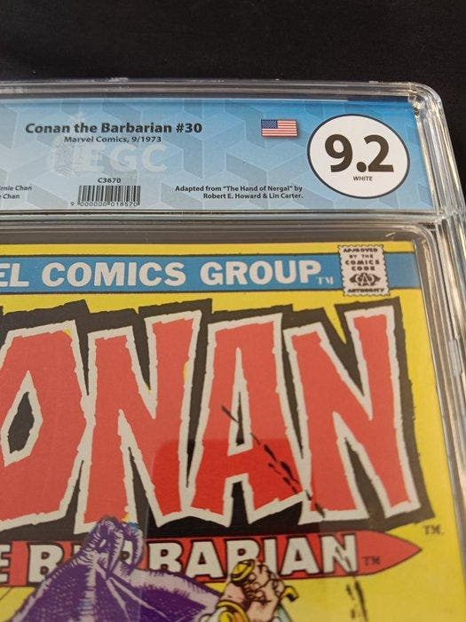 Conan the Barbarian #30 - EGC 9.2 - The Hand of Nergal! - 1, Boeken, Strips | Comics