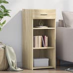 vidaXL Dressoir 40x42,5x93 cm bewerkt hout sonoma, Verzenden, Nieuw