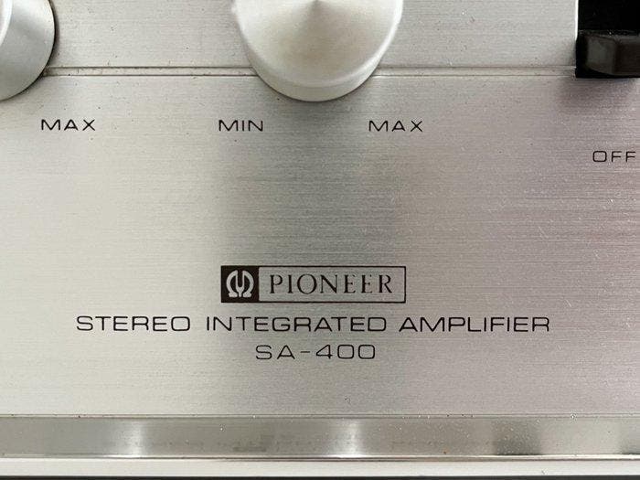 Pioneer - SA 400 tube integrated amplifier Geïntegreerde, TV, Hi-fi & Vidéo, Radios