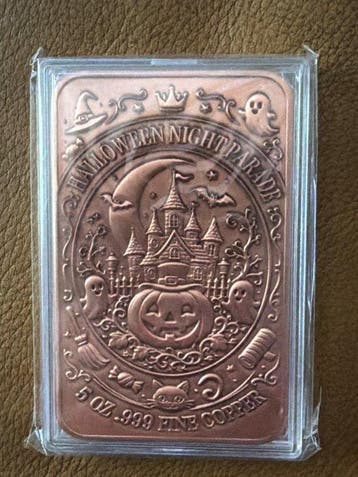 wereld. Medal Halloween - 5 oz (.999) (Zonder minimumprijs)