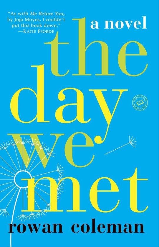 The Day We Met 9780553394122 Rowan Coleman, Boeken, Taal | Engels, Gelezen, Verzenden
