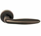 Deurkruk Sigaar model op ronde rozet brons, Ophalen of Verzenden, Nieuw