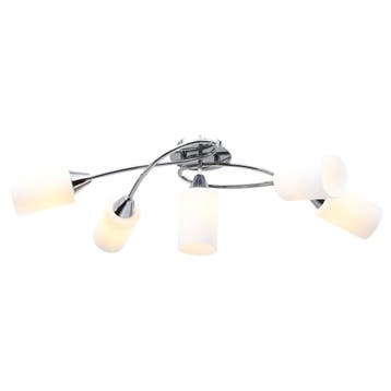 vidaXL Plafondlamp met keramieken cilindervormige kappen, Verzenden