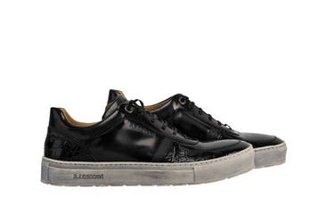 TESTONI - 8 UK - 42 IT - Sneaker Shoes Brushed Calf Printed, Kleding | Heren, Nieuw