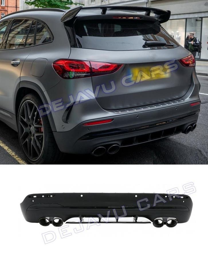 GLA45 AMG Look Diffuser voor Mercedes Benz GLA H247 AMG Line, Autos : Divers, Tuning & Styling, Enlèvement ou Envoi