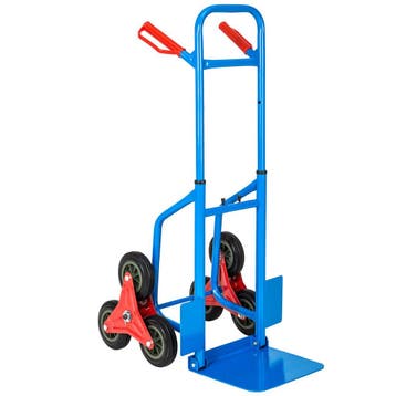tectake Trapsteekwagen tot 200kg - blauw, Kinderen en Baby's, Speelgoed | Buiten | Voertuigen en Loopfietsen, Verzenden, Nieuw