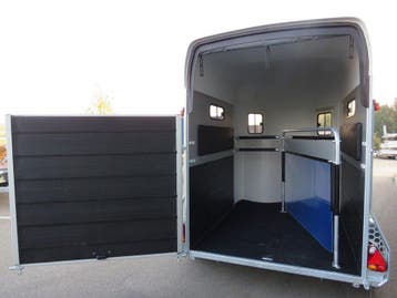 Nieuwe 2-paards paardentrailer op voorraad en gratis bezorgd, Ophalen of Verzenden, Nieuw, Aluminium, 2-paards trailer