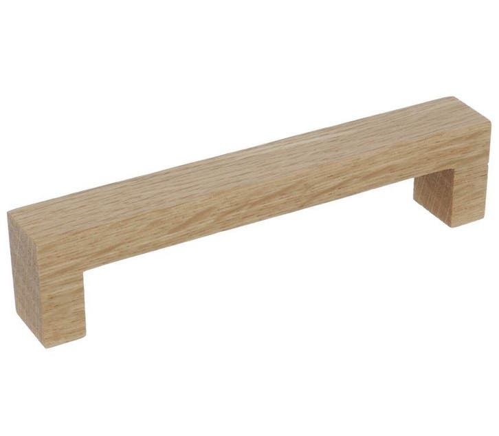 Greep Bench Recht Eiken gelakt 128 mm, Huis en Inrichting, Kasten | Overige, Nieuw