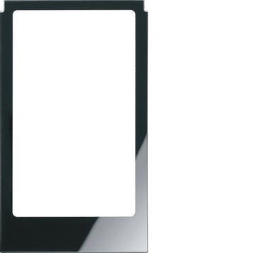 Hager Grand cadre angulaire en verre noir - WD2235, Verzenden