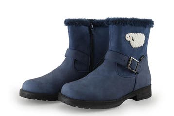 Puccetti Enkellaarzen Meisjes in maat 31 Blauw, Kinderen en Baby's, Verzenden, Jongen of Meisje, Schoenen, Zo goed als nieuw