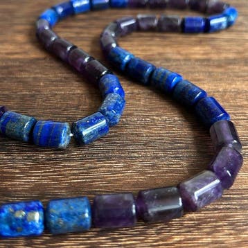 Afghaanse lapis lazuli ketting - 1900-2000