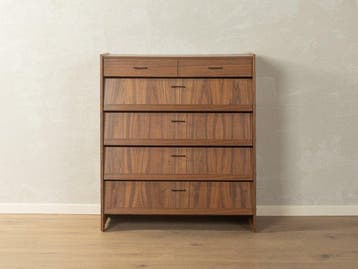 Commode - Walnoot - Schoenenkast uit de jaren zestig