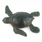 sculptuur, Swimming Turtle - 24 cm in length - 6 cm - Brons, Antiek en Kunst
