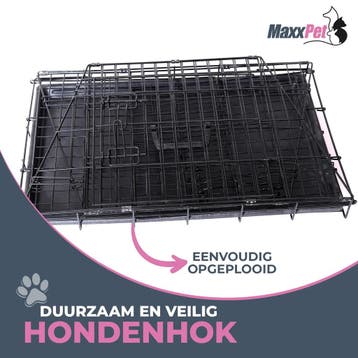 MaxxPet Hondenbench - Autobench - 78x47x55cm (Dieren), Ophalen of Verzenden, Nieuw