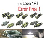 KIT 12 AMPOULES LED INTÉRIEUR POUR SEAT LEON MK2 1P 1P1 05-1, Autos : Pièces & Accessoires, Verzenden