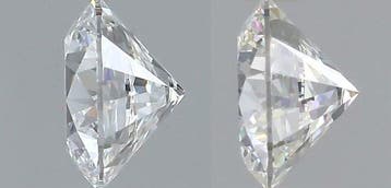 Zonder minimumprijs - 2 pcs Diamant (Natuurlijk) - 0.81 ct -, Nieuw