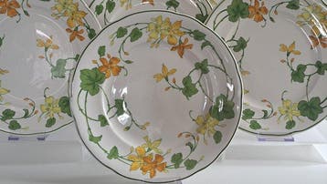 Villeroy & Boch - Bord (6) - Geranium - Vitro-Porzellan -, Antiek en Kunst