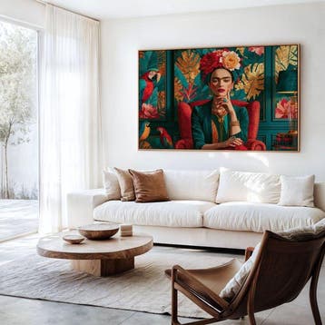 Iconica - Frida Kahlo: The Parrot Queen - unique 1/1 XXL
