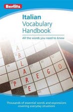 Italian Vocabulary Handbook 9789812466945 Berlitz Guides, Verzenden, Berlitz Guides