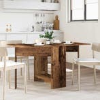 vidaXL Eettafel 138 x 70 x 73,5 cm Bewerkt hout Oud hout, Huis en Inrichting, Tafels | Eettafels, Verzenden, Nieuw