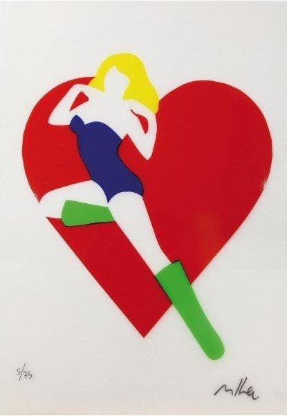Marco Lodola (1955) - Pin up Love, Antiek en Kunst, Antiek | Overige Antiek