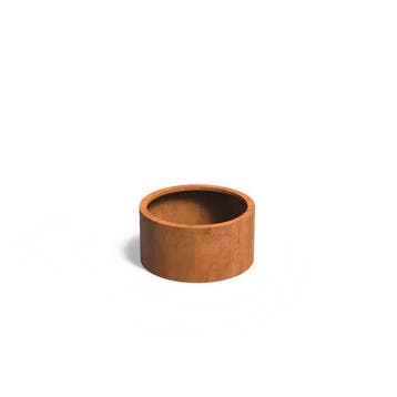 Cortenstaal plantenbak Ø80x40cm - Zonder bodem, Rond, Nieuw, Metaal, 60 tot 100 cm