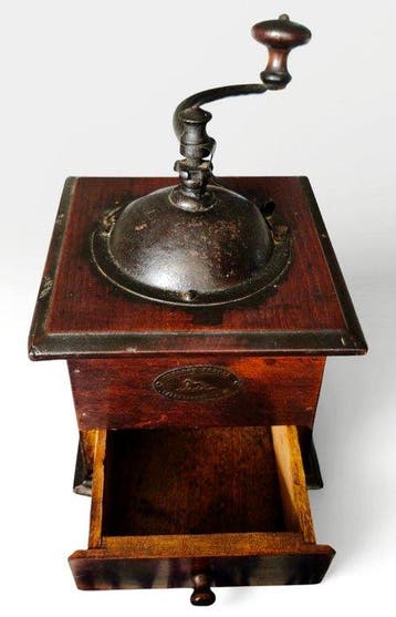 Peugeot/Charles Debacker - Koffiemolen (2) - Hout, Metaal -, Antiek en Kunst
