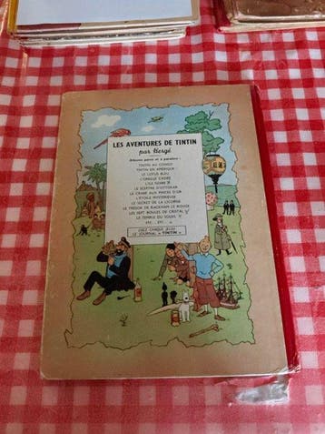 Tintin - Lîle noire (B3) - C - 1 Album - Herdruk - 1949
