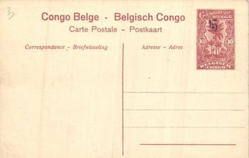 Belgisch Congo - Alle met ingedrukt zegel - ongelopen -, Verzamelen, Gelopen