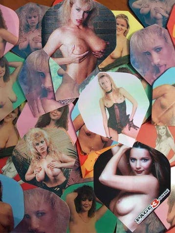 Erotic Dartflights Vintage - 5 sets (Dart Flights), Ophalen of Verzenden, Nieuw, Pijlen