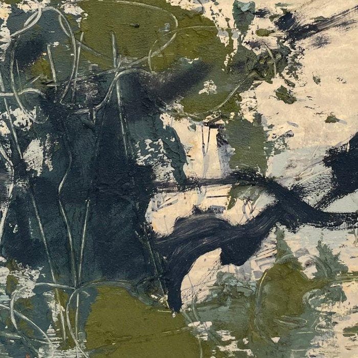 Bernard Piga (1934–2008) - Paysage abstrait (Vendu sans prix, Antiquités & Art, Art | Peinture | Classique