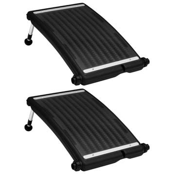 vidaXL Zwembadverwarmingspaneel solar 2 st gebogen 72,5x46, Verzenden, Nieuw