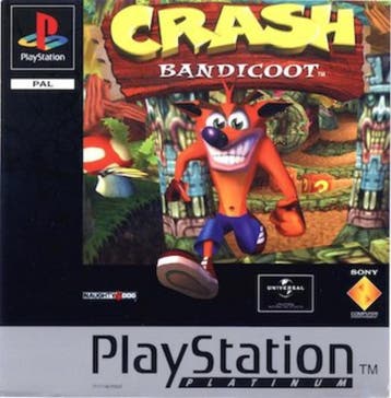 Crash Bandicoot (Zonder Case Cover) (PS1 Games), Ophalen of Verzenden, Zo goed als nieuw